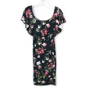 Carmen Marc Valvo | Off Shoulder Bodycon Dress